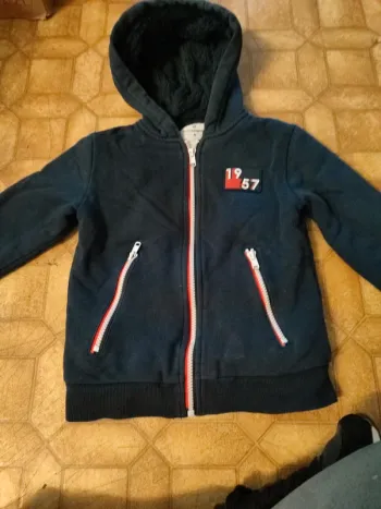 Veste polaire Lulu castagnette 6 ans