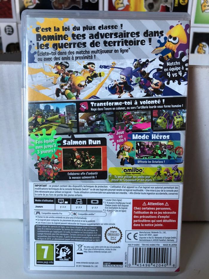Jeu vidéo Splatoon 2 sur console Nintendo Switch - photo numéro 2
