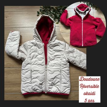 Veste Doudoune réversible 5 ans