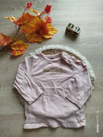 T-shirt manche longue Kiabi 9mois