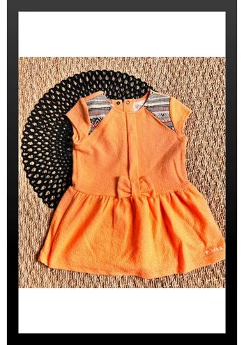 Robe orange aztèque