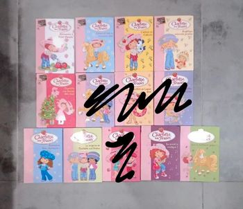 Lot de 9 livres - Charlotte aux fraises