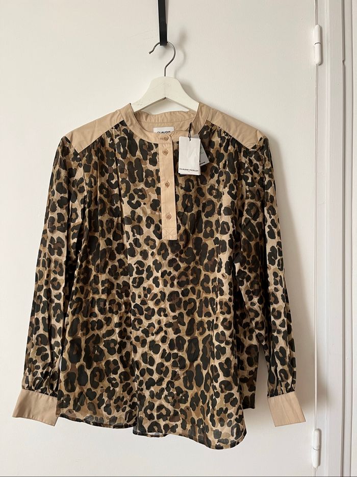 Blouse léopard Claudie Pierlot neuve