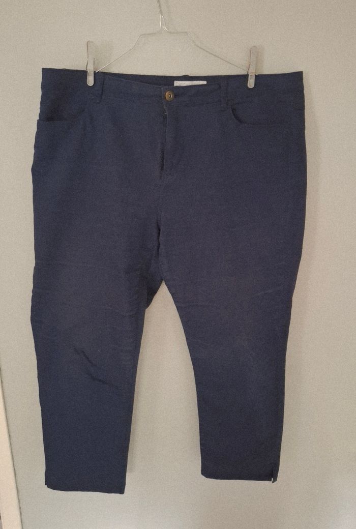 Pantacourt bleu t44 - photo numéro 7