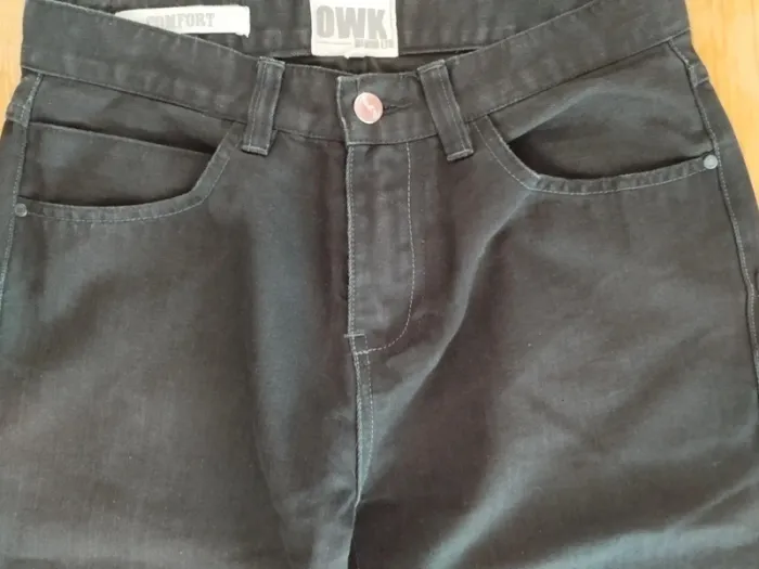 Jean noir droit homme - Look Y2K - taille 38 - OWK Denim LTD Comfort - photo numéro 3