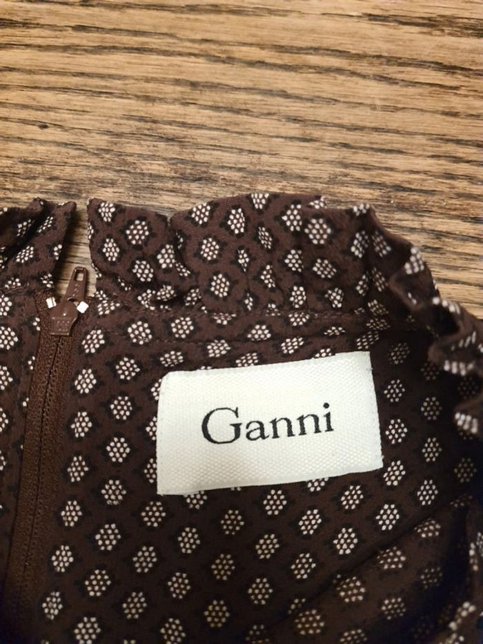 Robe Ganni marron taille XL - photo numéro 16