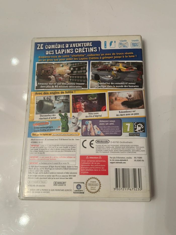 Jeu Nintendo Wii Lapins Crétins La grosse aventure - photo numéro 4