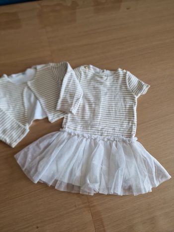 Ensemble mariage ou bapteme petit bateau