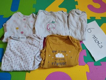 Lot de 5 Bodies manches longues