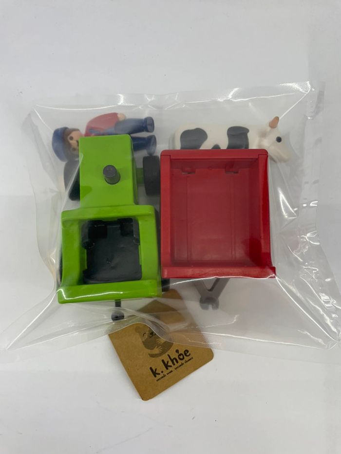 Playmobil 1.2.3. 6715 Fermier Tracteur - photo numéro 5