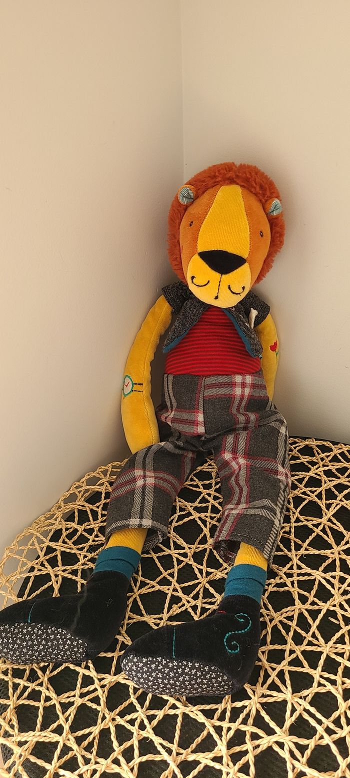 Les broc & roll's Peluche lion Roméo - Moulin Roty