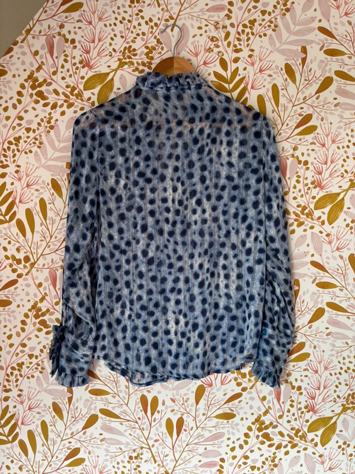 Blouse légère bohème bleu - photo numéro 3