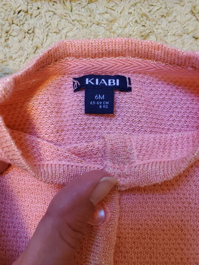 Veste / Gilet à manches longues fille - 6 mois - Kiabi - TBE - photo numéro 4