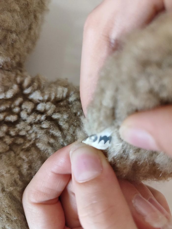 Peluche ourson ours nounours boulgom - photo numéro 7