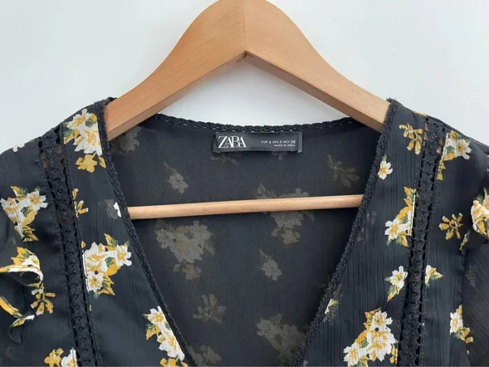Superbe Blouse Zara neuve 🌸 XS 34 - photo numéro 7