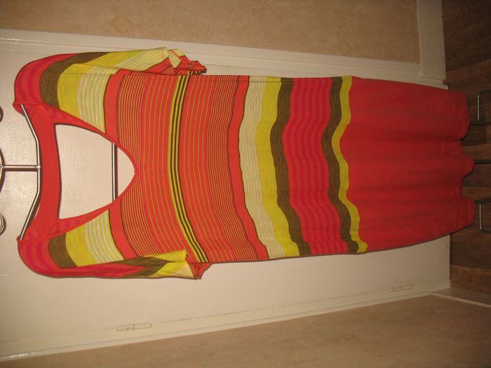 ROBE MC RAYÉE MULTICOLORE "MISS CAPTAIN" - TAILLE 3 - n°01