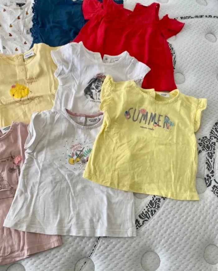 Lot de 13 tee shirts fille - photo numéro 6