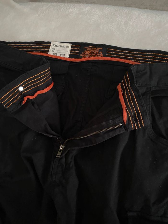 Pantalon Cargo Noir Schott W38 T 48-50 - photo numéro 5