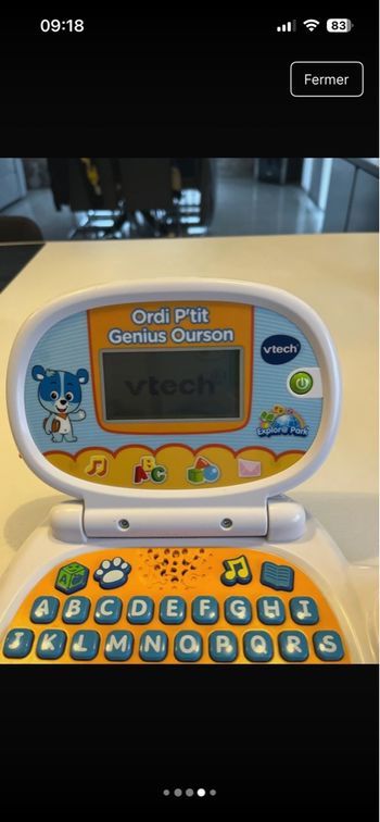 Ordi p’tit Genius Ourson Vtech