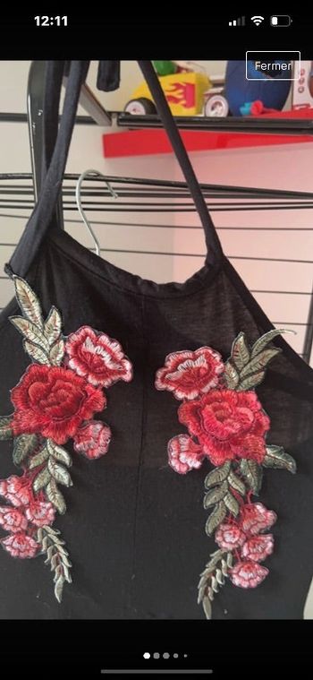 Robe longue noir dos nue
