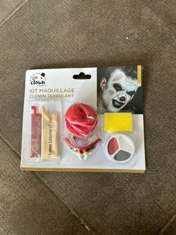 Kit maquillage, clown terrifiant