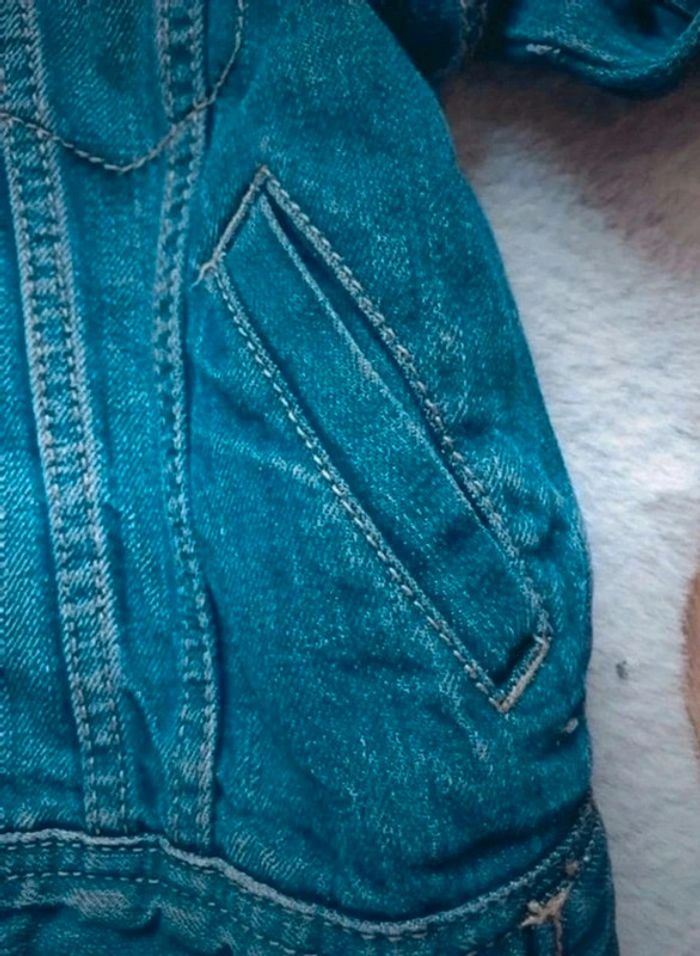 Veste en jean bleu denim Vertbaudet 5 ans - photo numéro 7
