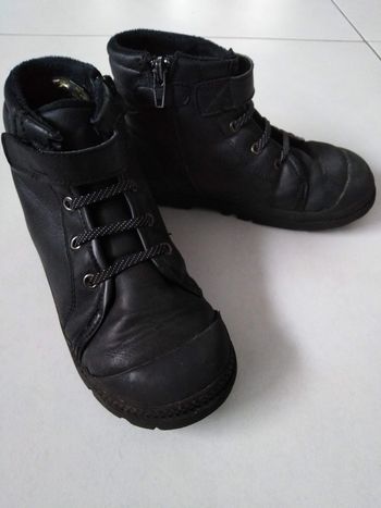 Bottines garçon noir taille 32