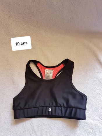 Brassière de sport décathlon 10 ans