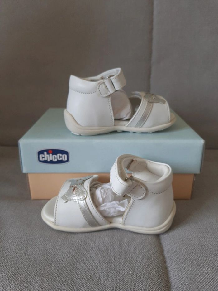 Sandales physiologiques en cuir Chicco neuf avec étiquettes - photo numéro 5