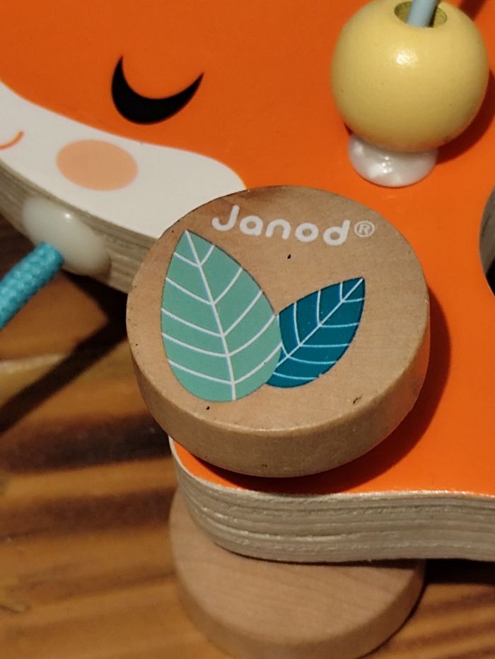 Charmant Renard à Tirer en Bois Janod - photo numéro 4