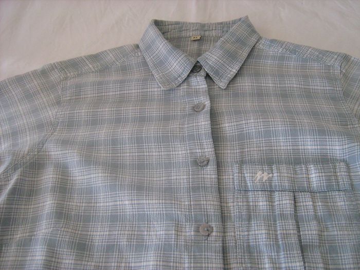 Chemise à carreaux bleus - photo numéro 2