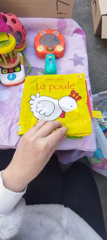 Livre tissu lots de 4