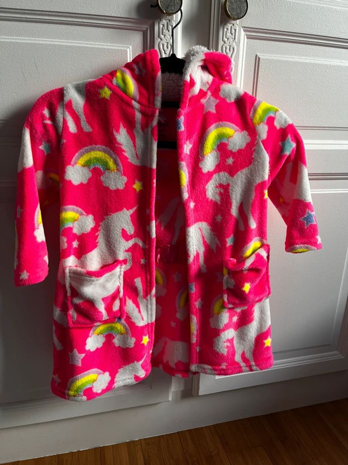 Peignoir polaire fille 3/4 ans