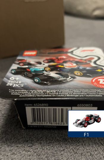 Lego 71049 Formule 1  F1