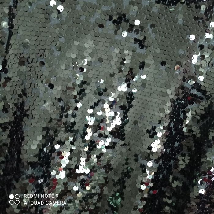 Longue robe verte sequins t36 neuve - photo numéro 5