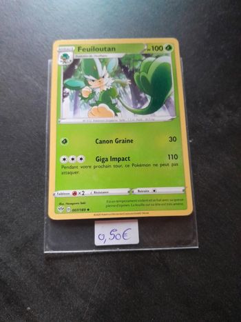 Carte Pokémon Feuiloutan 7/189