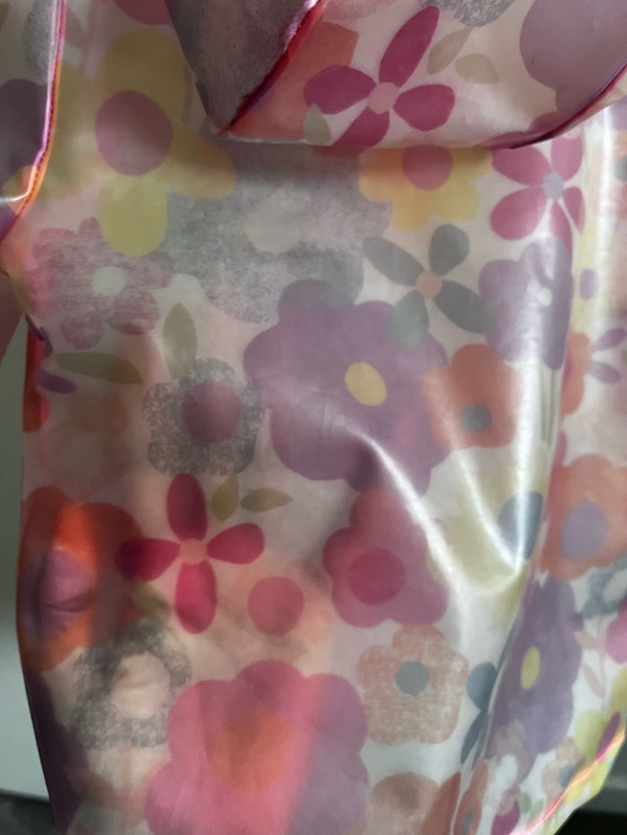 Ciré Imperméable transparent bébé fille motifs fleurs Taille 9-12mois Primark - photo numéro 6