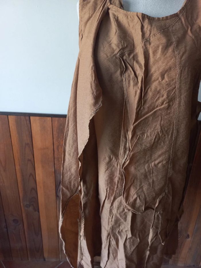 Robe asymétrique marron - photo numéro 5