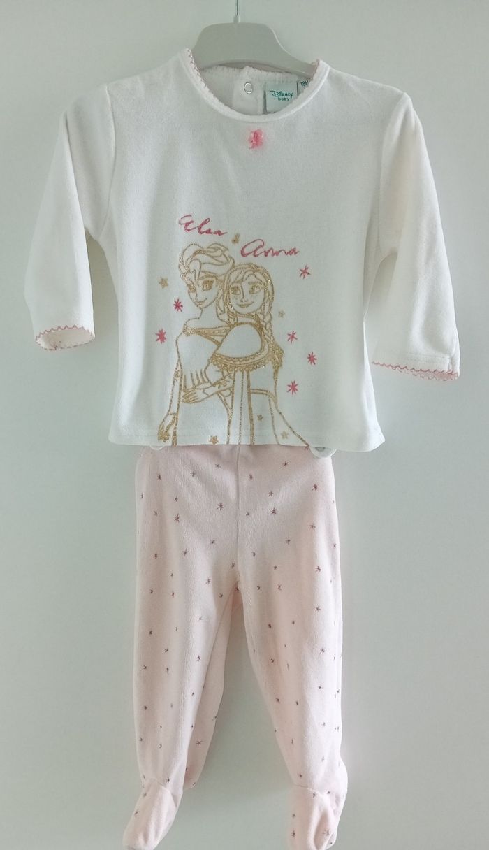 Pyjama d'hiver Disney Reine des Neiges 18 mois - photo numéro 2