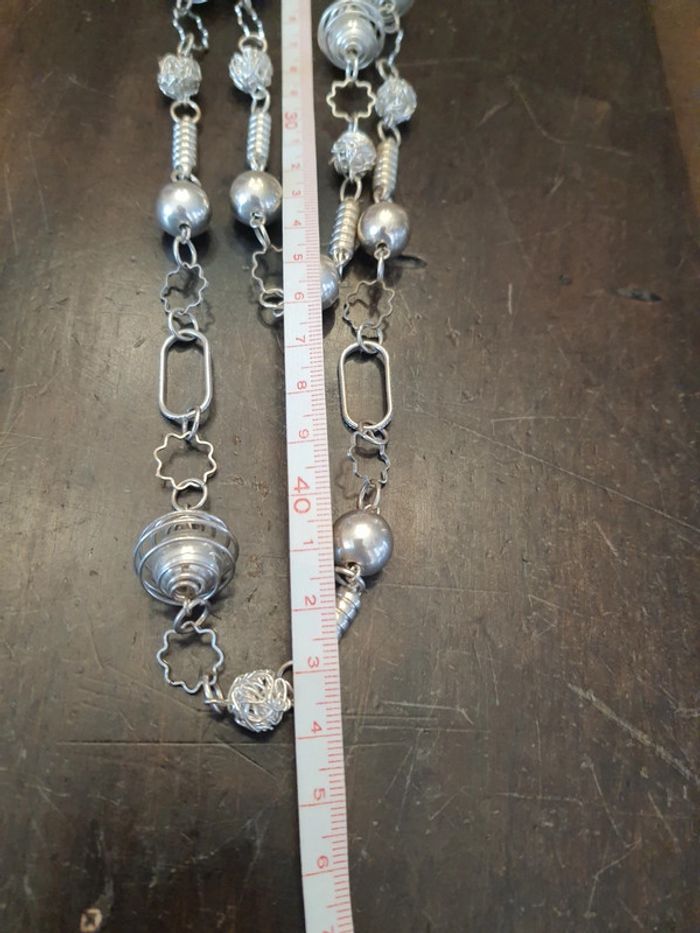 Collier moderniste années 1970. Signé LBVYR - photo numéro 14