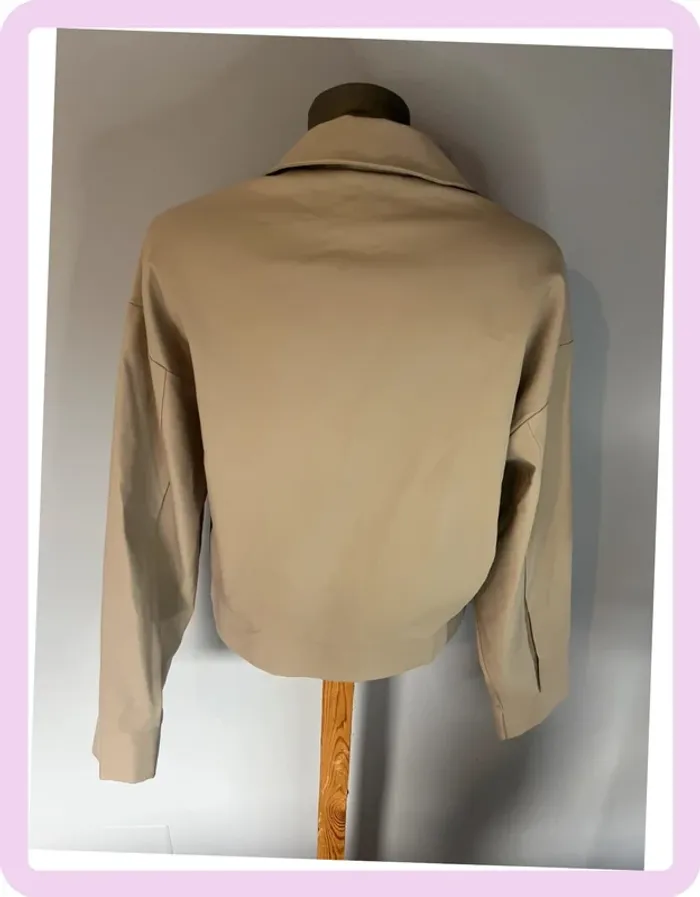 Veste Zara bleu gris clair – taille M – élégante & parfaite mi-saison - photo numéro 6