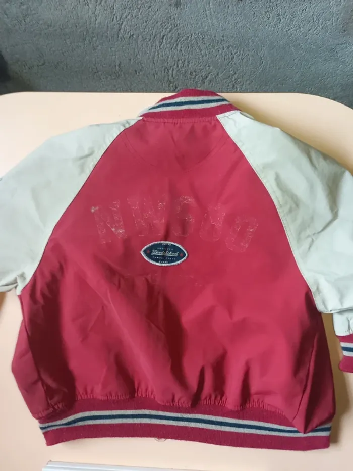 Veste bombers wood school garçon 5 6 ans - photo numéro 3