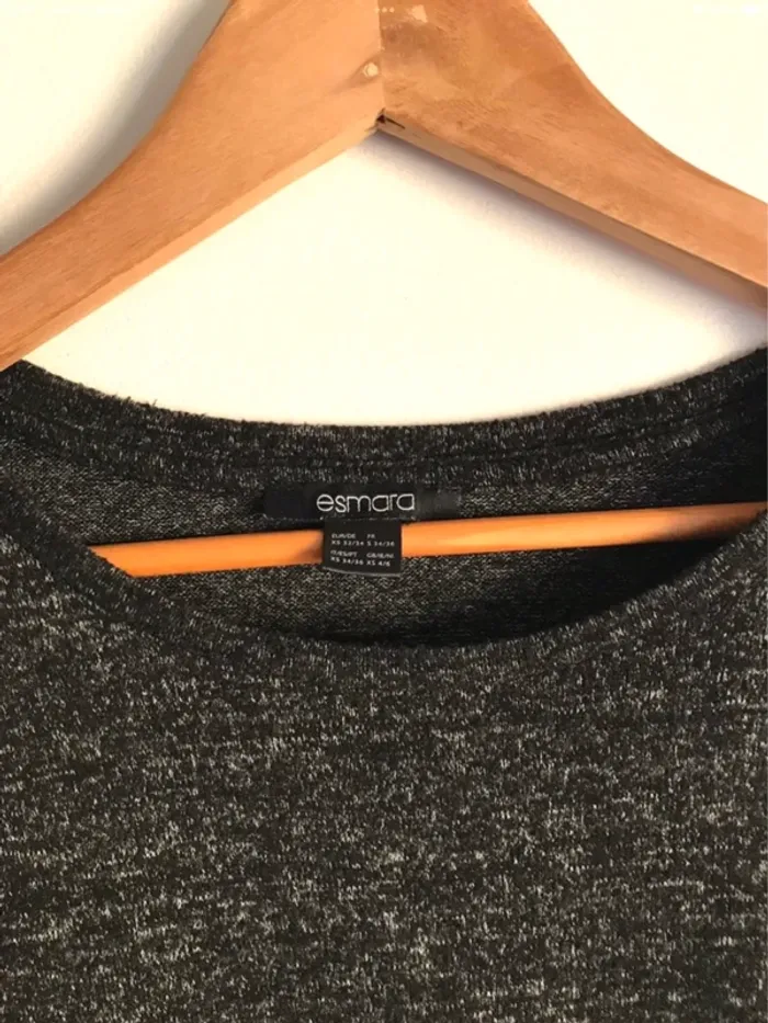 Robe pull grise chiné Esmara taille 34/36 - photo numéro 2