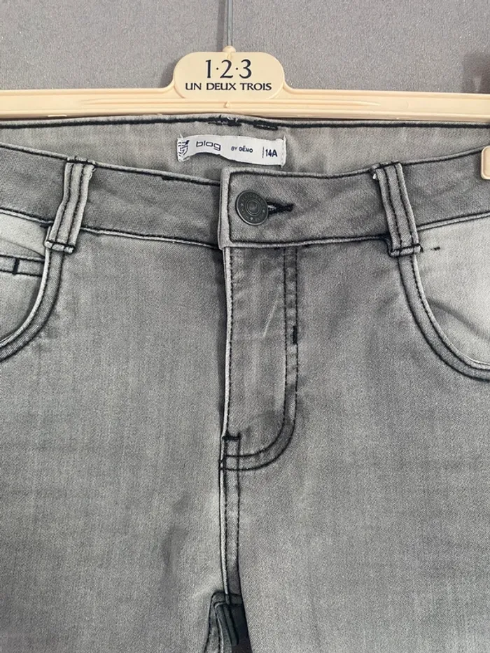Jean gris Gémo Homme resserable - photo numéro 2
