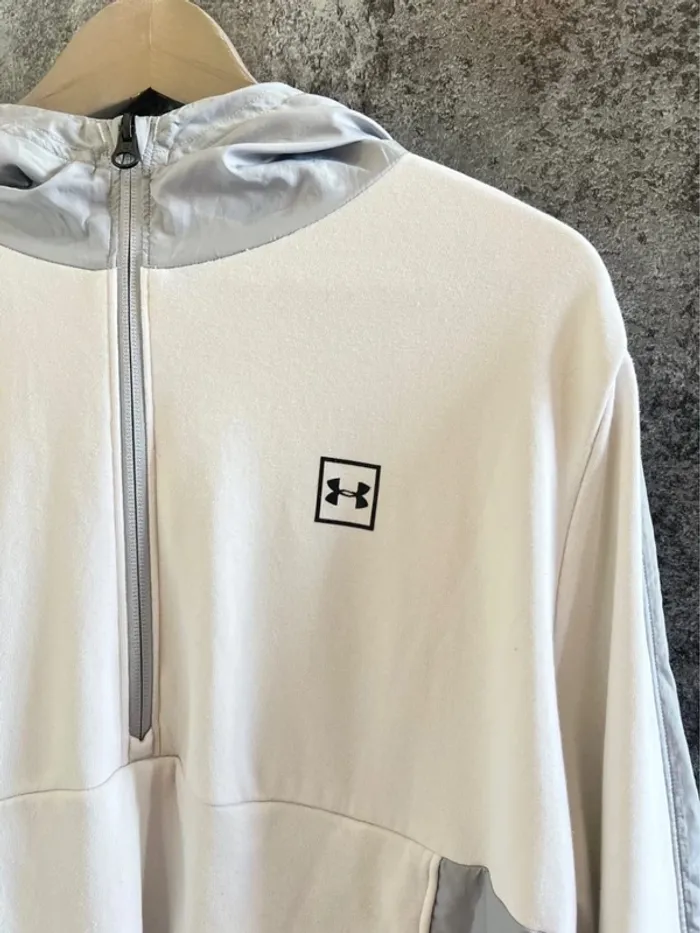 Sweat sport homme Under Armour taille XL Sudadera deportiva hombre uomo Herren Half zip 1/4 zip - photo numéro 2