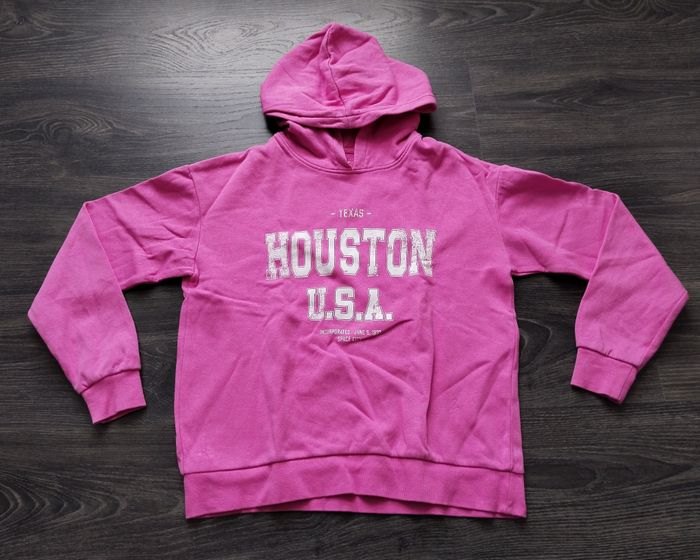 Sweat rose capuche XS 34 Kiabi