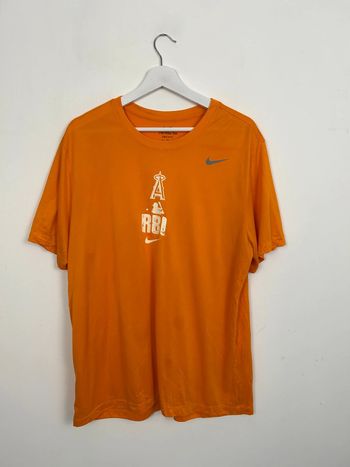 T-shirt Nike Dri-FIT Orange Homme XL | Très Bon État | Légère Trace | Sportwear | TN68