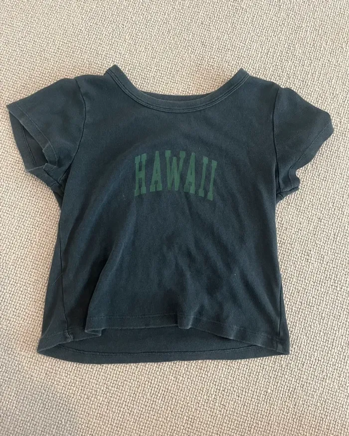 Blusa azul marino con topitos - photo numéro 2