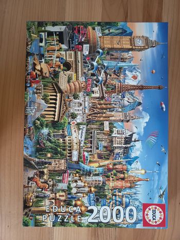 Puzzle symboles d'Europe 2000 pièces