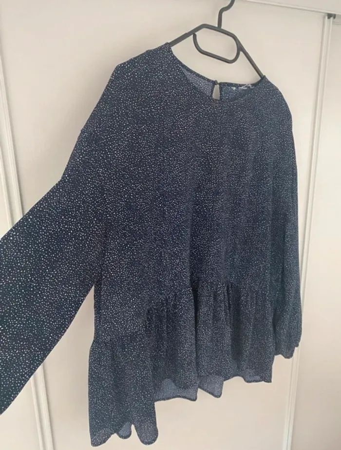 Haut péplum manches 3/4 taille XL - photo numéro 2